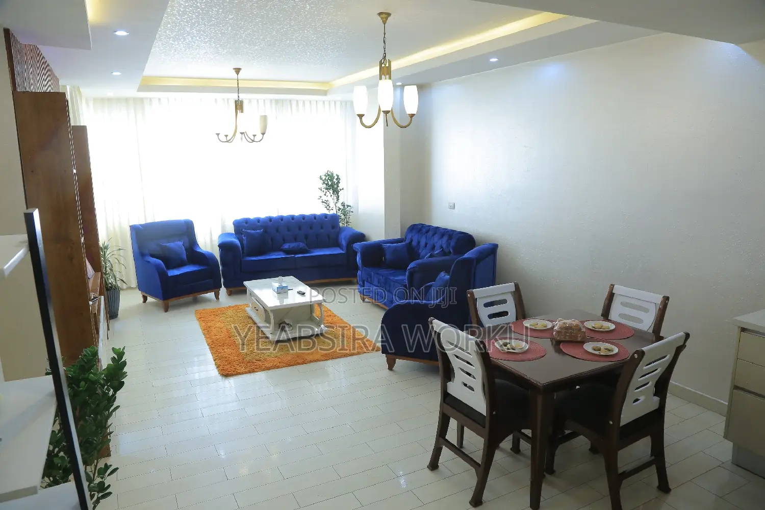 Furnished 2bdrm Apartment in Alsam Realestate, Lideta for rent