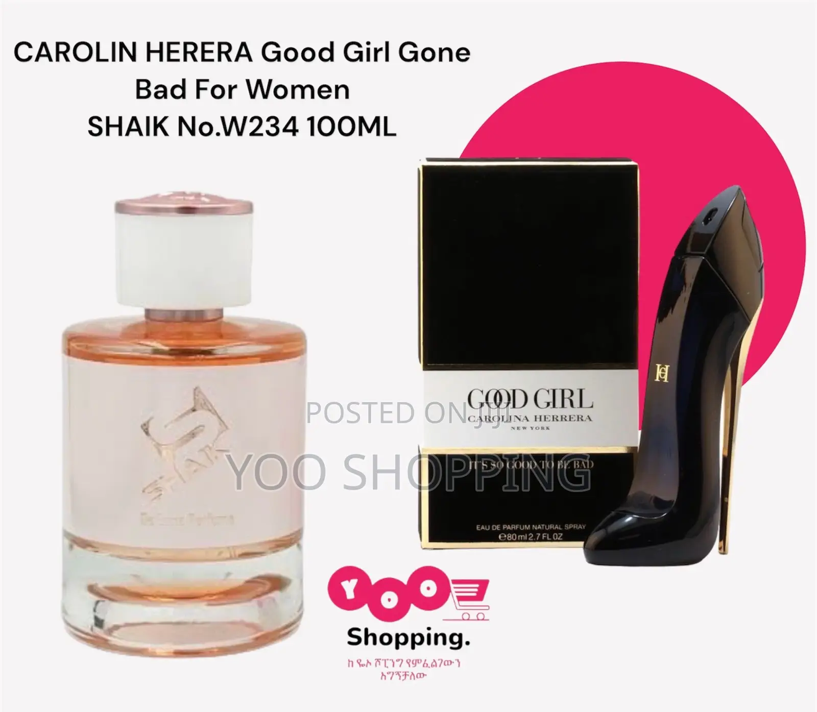 SHAIK 100ML Good Girl Gone Bad No.W234