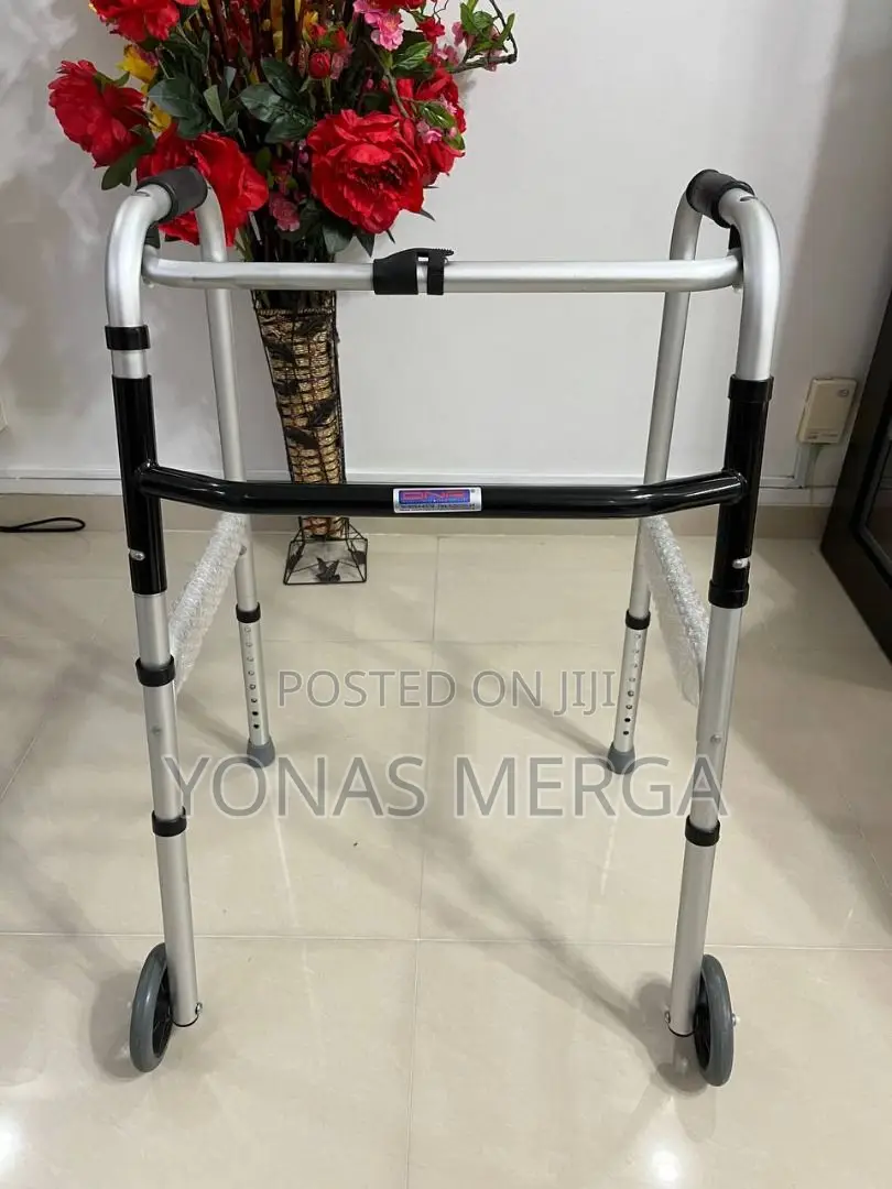 Walker/Walker/Walker ወከርadjustable Length With Push Button