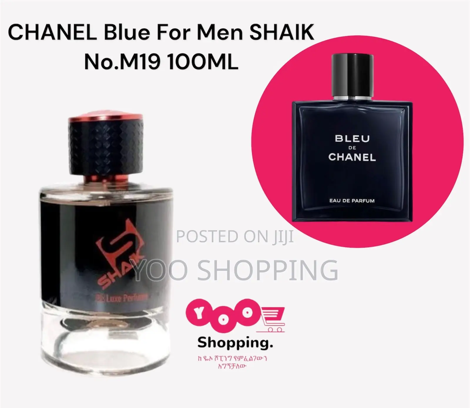Shaik 100ml Blue DE Chanel No.M19