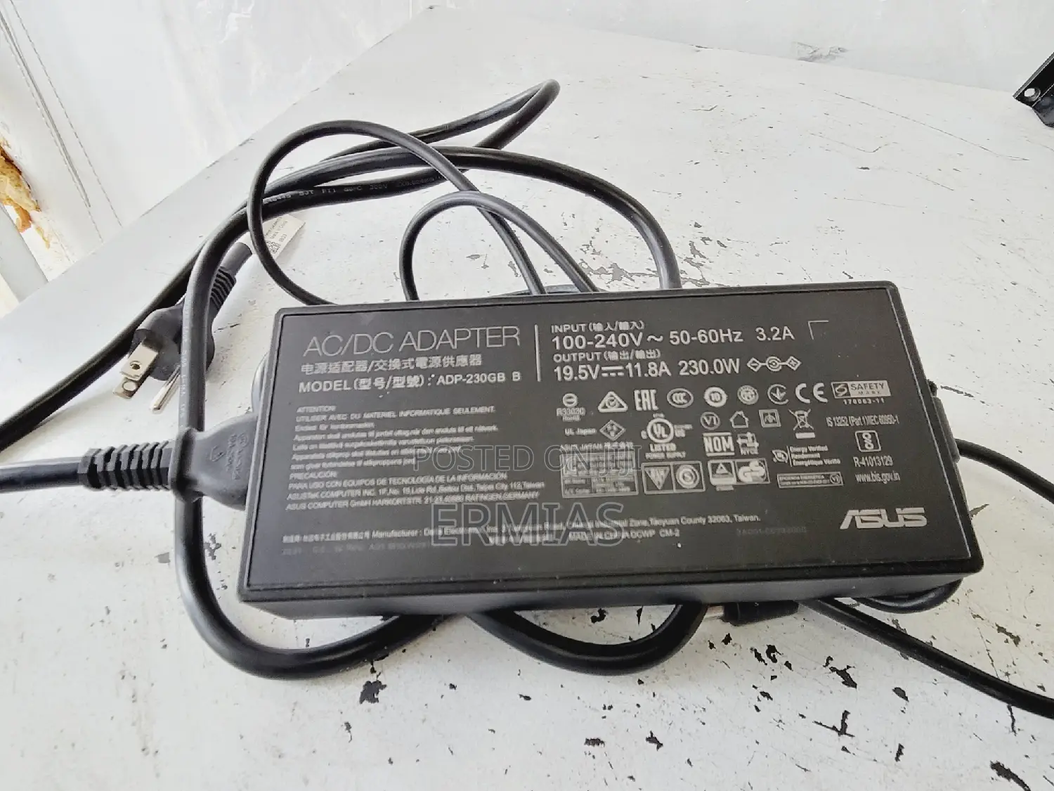 ADP-230GB B Gaming Laptop Charger for Asus 230W