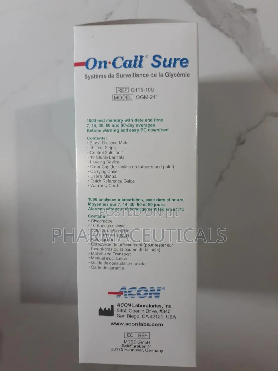 On Call Sure Blood Glucose Monitoring Devices
