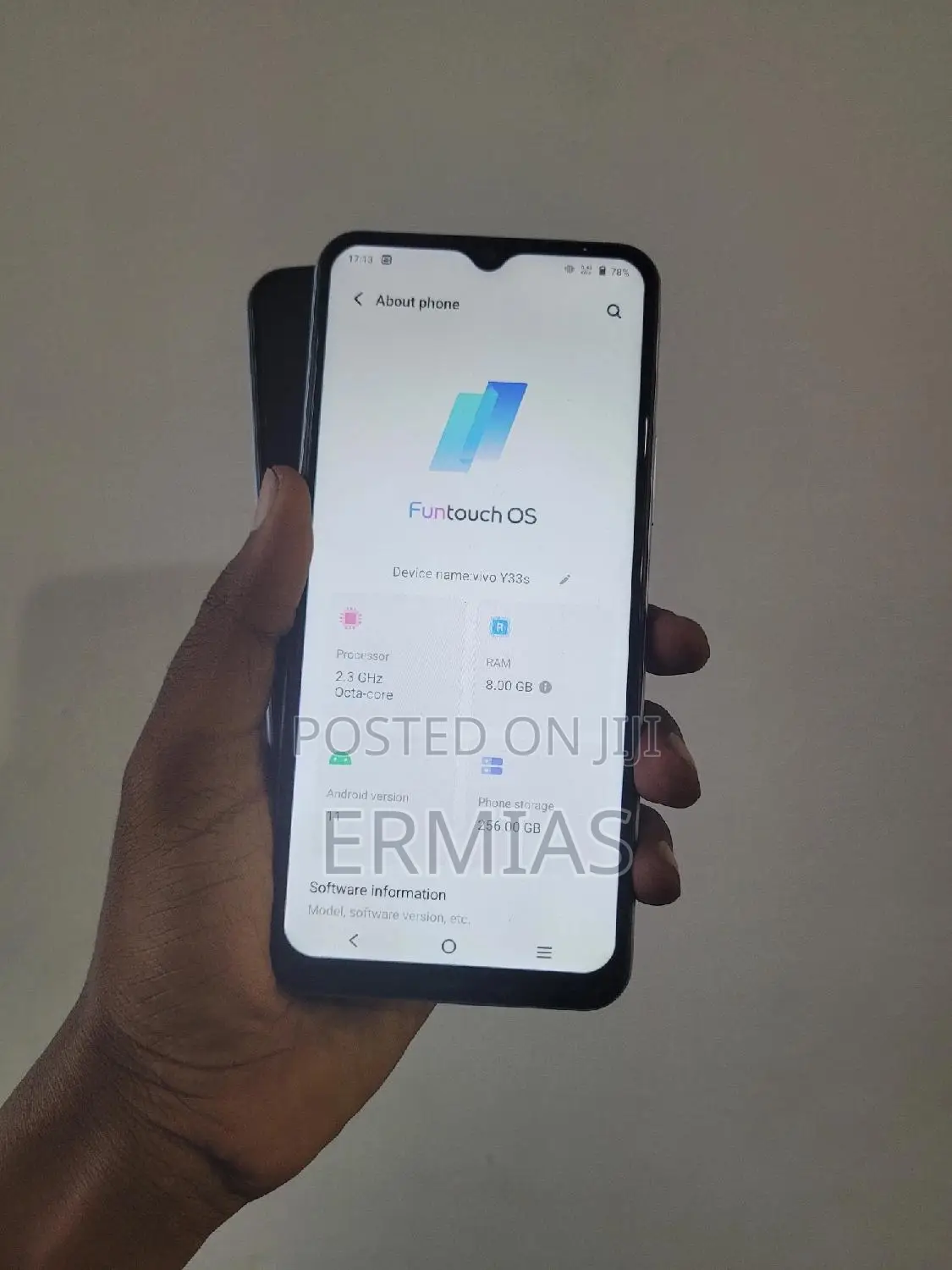 New Vivo Y33s 128 GB