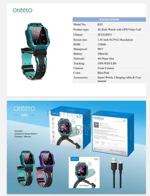 Photo - OTEETO KS2 Kids Smart Watch