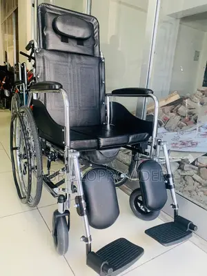 Reclining Wheelchair W/Flip Arms Multifunctional Wheelchair