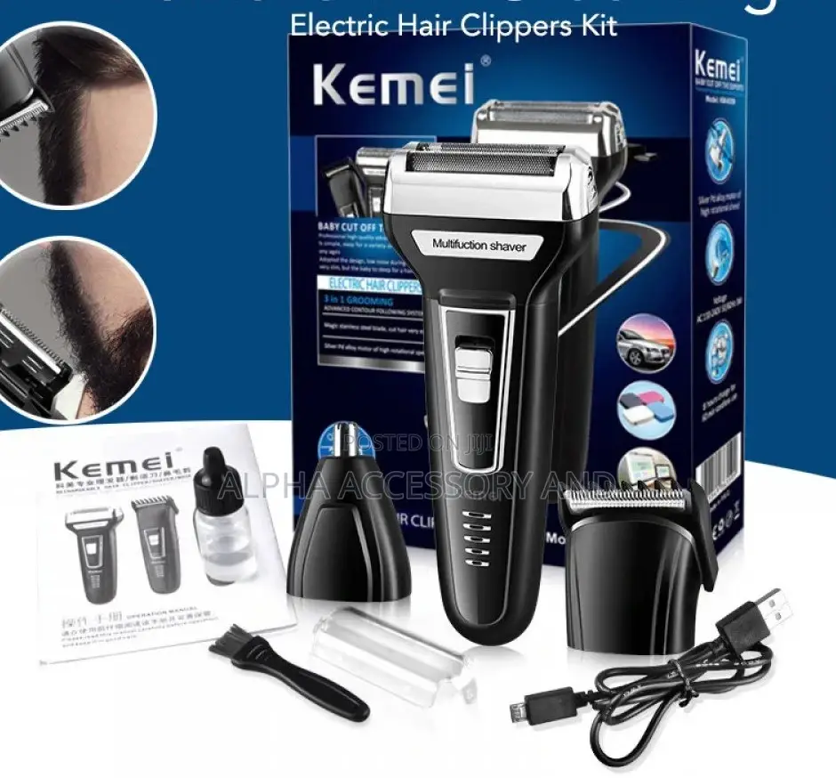KEMEI 3 in 1 Multifunctional Shaver