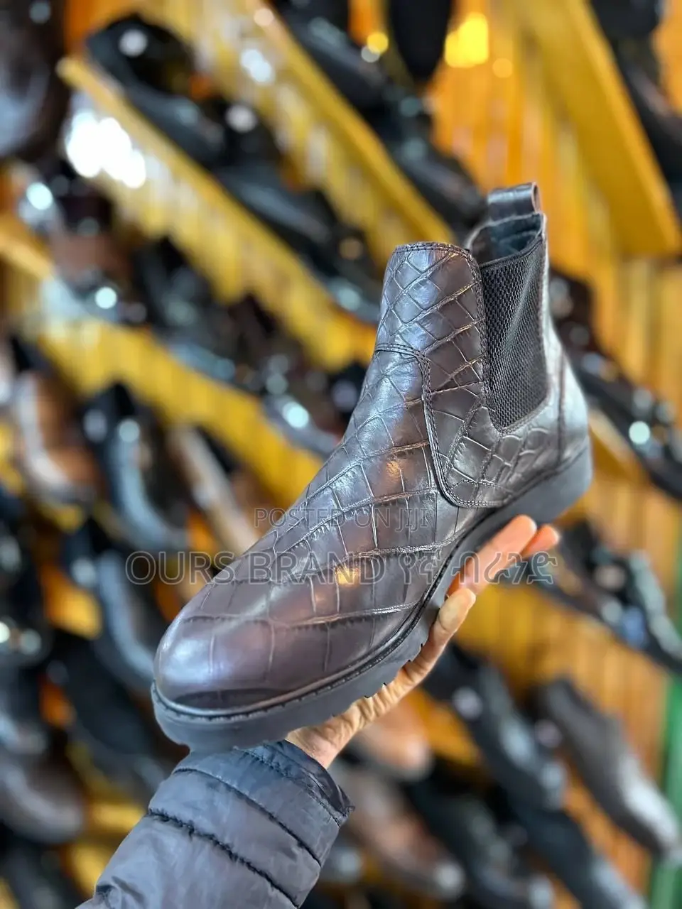 Original Leather High Master Quality Luxury Boots Shoes