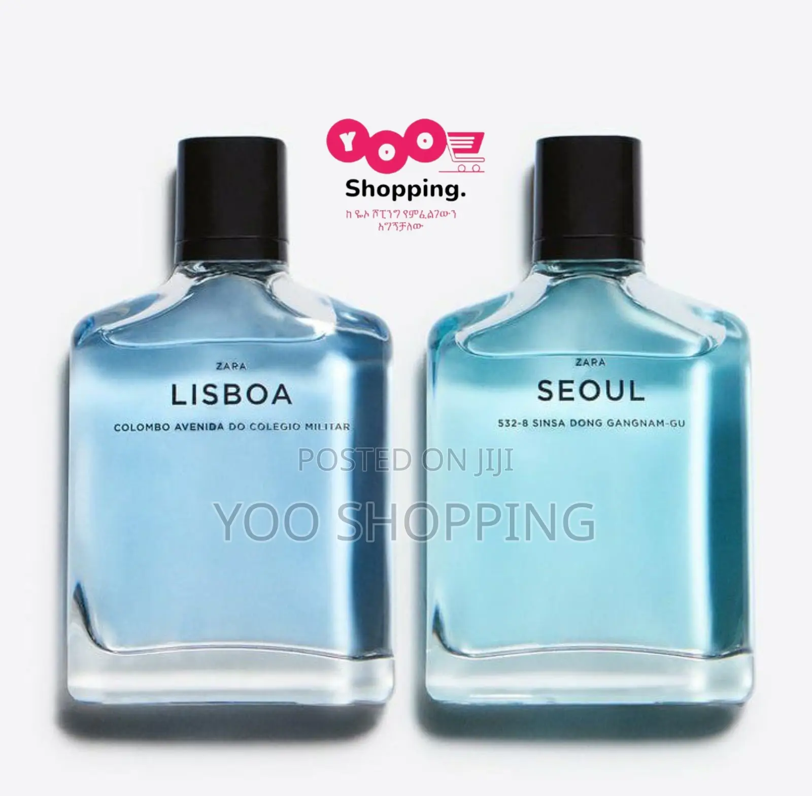 ZARA Seoul 532-8 Sinsa Dong + Lisboa Colombo Mens Perfume