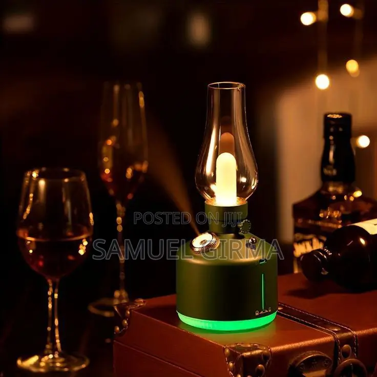 ~ Rechargeable Vintage Lamp Humidifier