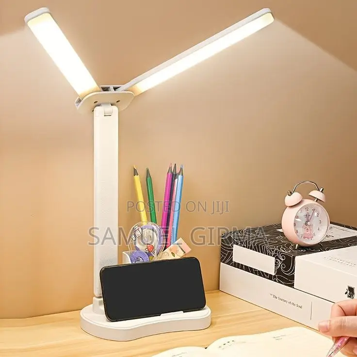~ 1pc Led Double Head Portable Desk Lamp
