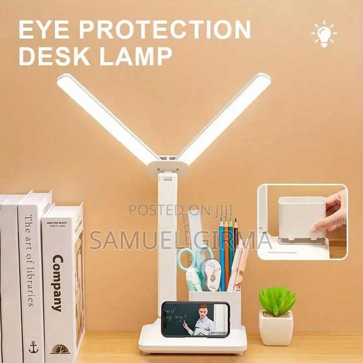 ~ 1pc Led Double Head Portable Desk Lamp
