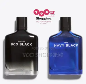 Photo - Zara Navy Black and Zara Man 800 Black Edt Mens Perfume