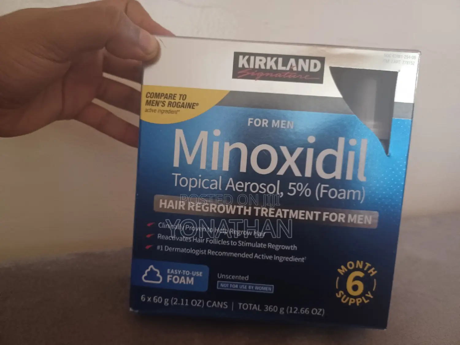 Minoxidil Topical Aerosol 5% (Foam)