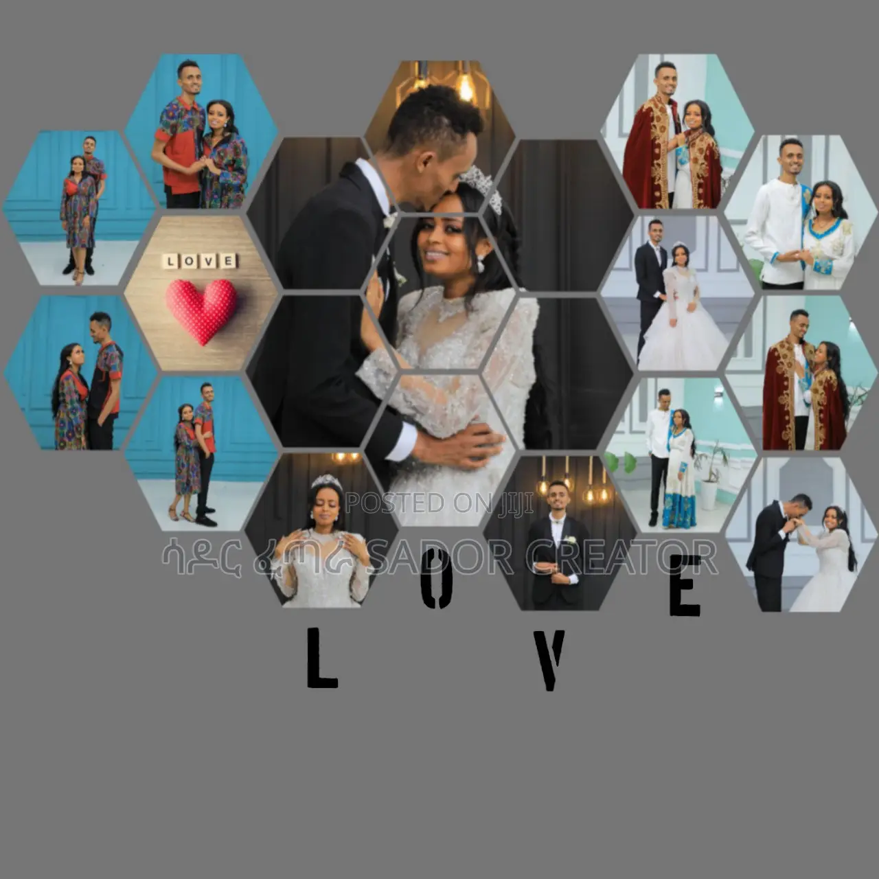 Wall Art in Ethiopia 5 Piece የግድግዳ ጥበባት