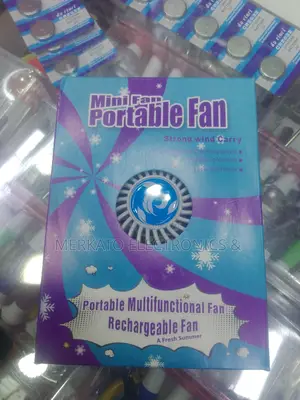 Mini Fan Portable | Rechargeable Ventilator| ፋን