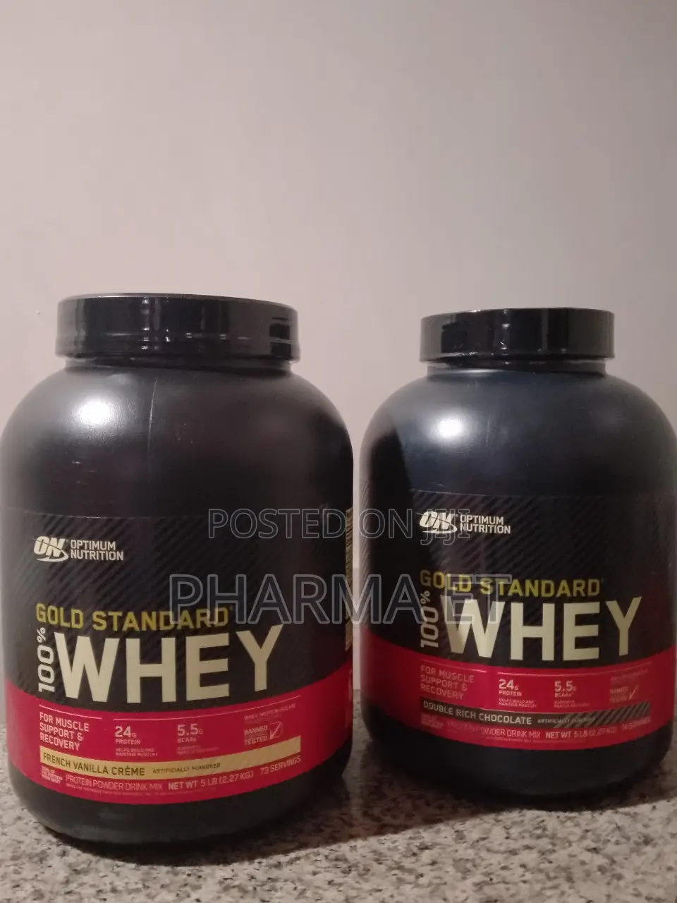 Optimum Nutrition Gold Standard 100% Pure WHEY Protein Powde