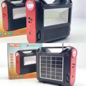 Solar Lighting System SY - 108 | Stereo Speakers | ሶላር መብራት