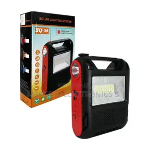 Solar Lighting System SY - 108 | Stereo Speakers | ሶላር መብራት