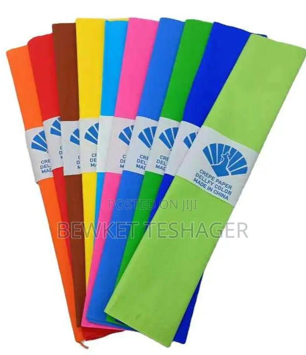 Colorful Crepe Paper