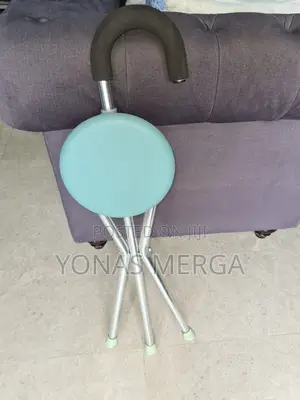 Photo - Walking Stick With Seat /Portable Light Weight Folding Cane