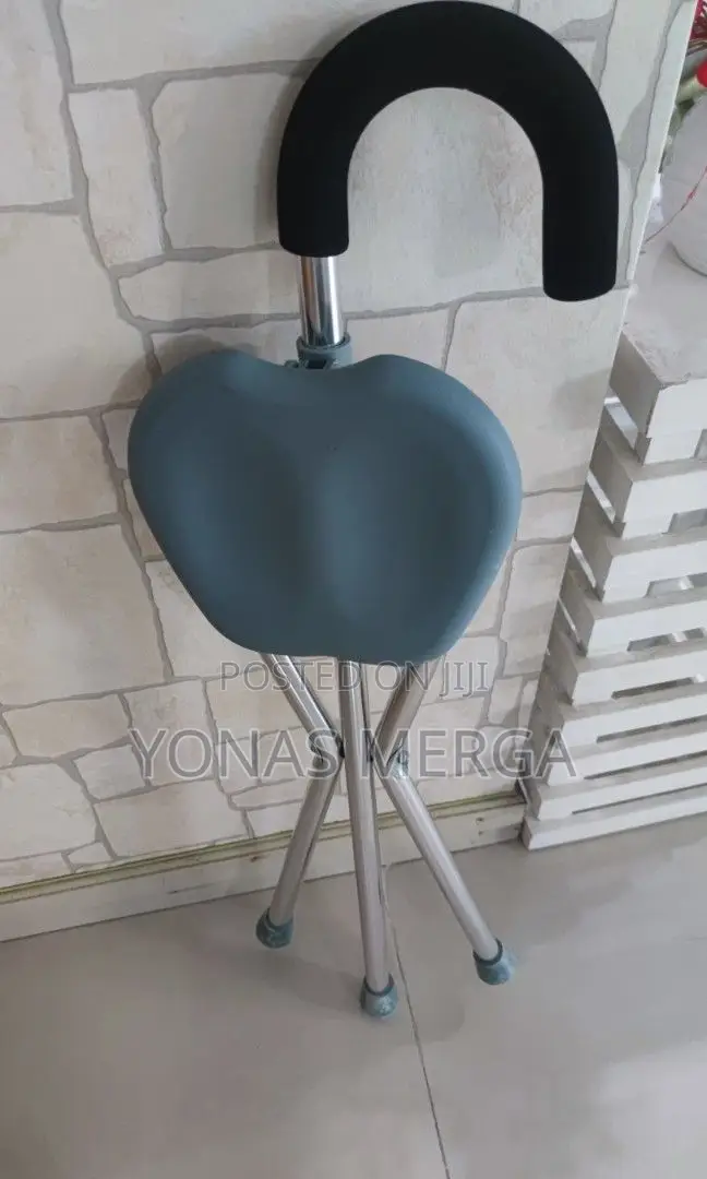 ከዘራ+Walking Cane-Walking Stick/Walking Stick W/Foldable Seat