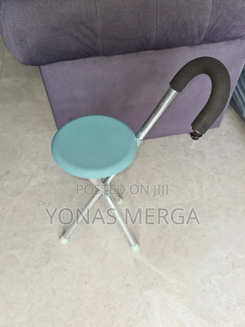 Walking Stick With Folding Chair/Chair for Elderly/ከዘራ/አረጋዉያ