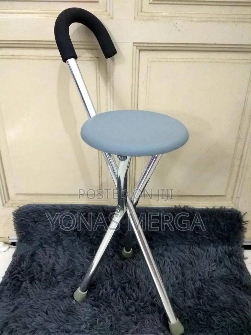ከዘራ/Walking Stick/+Chair/Folding Walking, Sitting Fitness