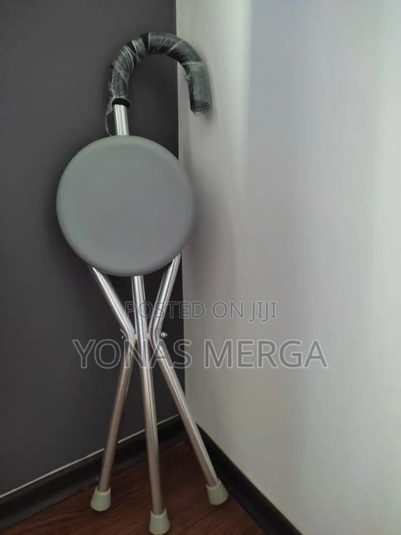 Walking Cane/Walker_portable Folding Chair for Emergency Use