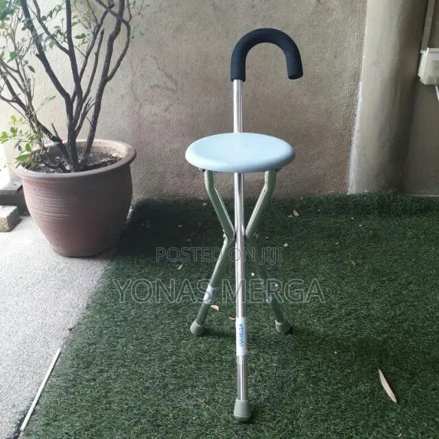 Crutches Chair,Folding Thick Stainless Steel,Walking Chair