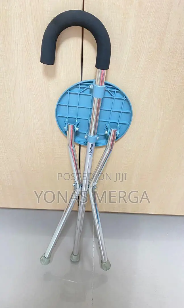 Walking Stick/Disabled Medical Auxiliary Folding Seat Cane