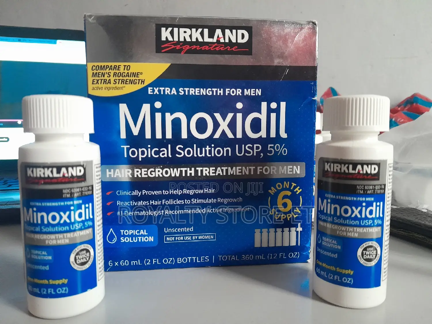 Minoxidil 5% Original Hair Beard Growth From Usa