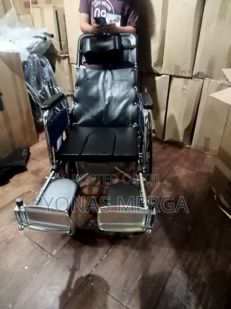 Reclining Wheelchair W/Commode/Wheelchair/ዊልቼር/ሚተኛዉ+የሽንት