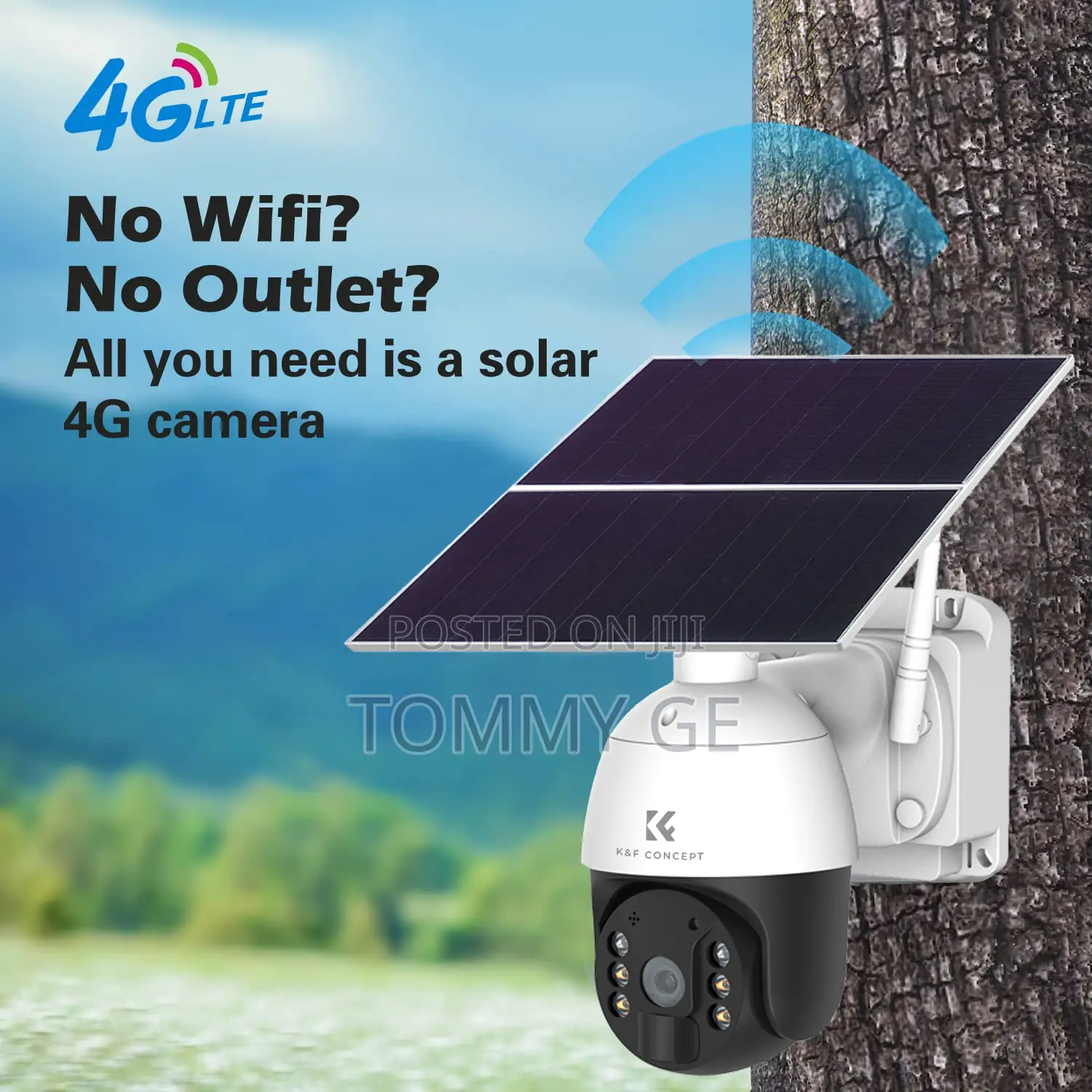 SOLAR SECURITY CAMERA በ Sim Card የሚሰሩ ለገጠር እና ለእርሻ