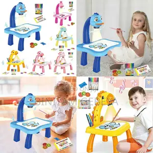 Photo - ለልጆች በክረምት ወቅት በቤታቸዉ ስዕልና ጽሁፍ መለማመጃ Projector Painting Desk