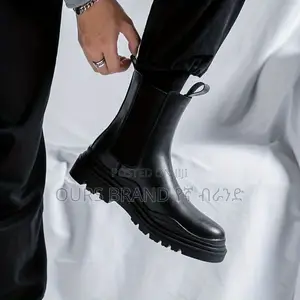 Photo - Chelsea Boots Leather High Master Quality Luxury Shoes for U