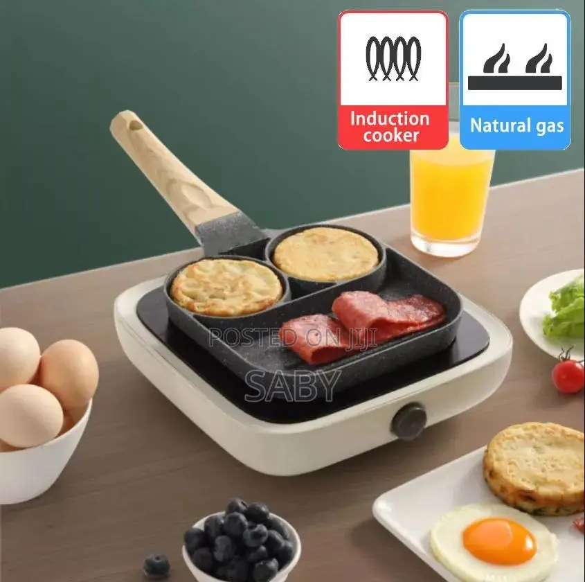 4 in 1 Flat Bottom Omelette Egg Pan