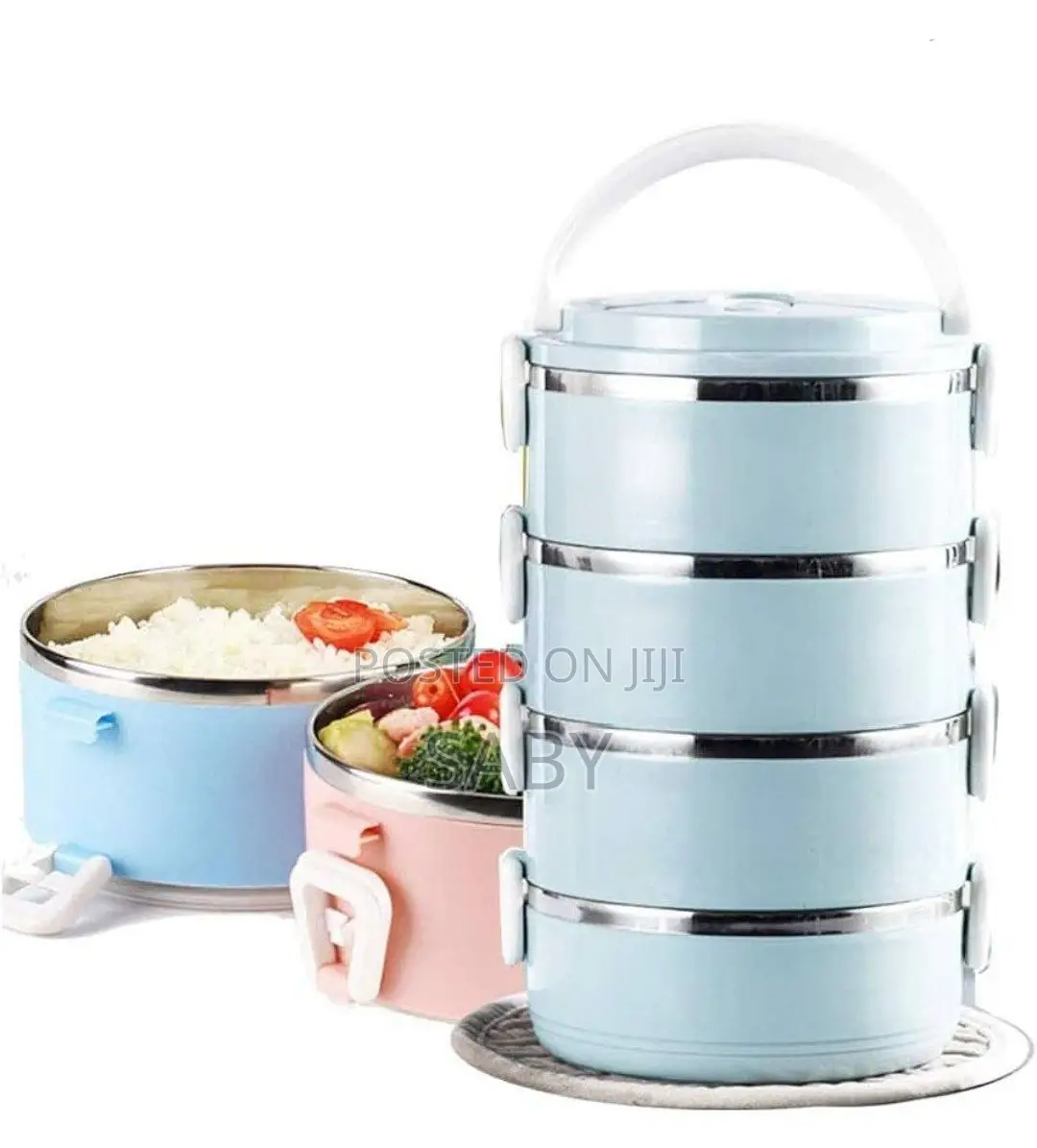 .Stackable 4in1 Lunch Box