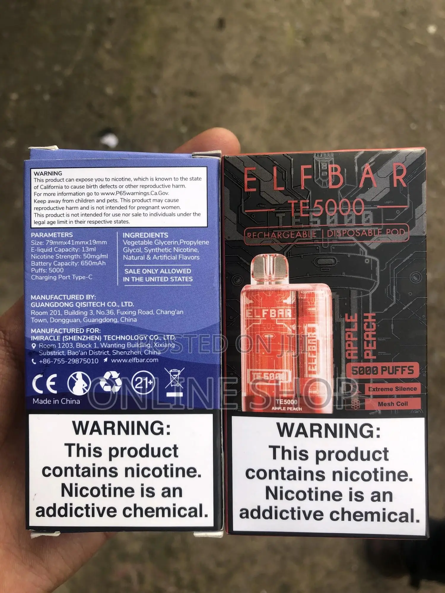 New Sealed Elfbar Disposable Vape