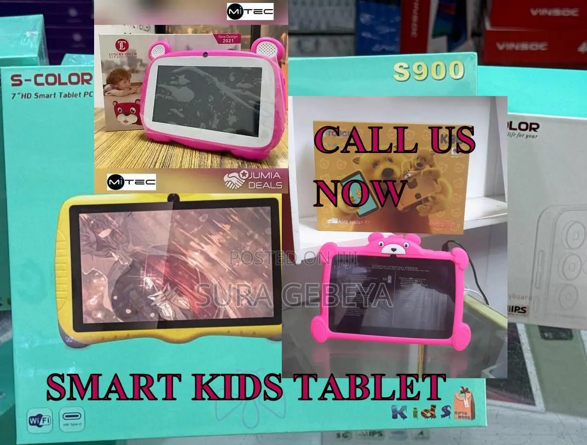 ልጆች የራሱ ማቆጣጠሪያ ያለው Smart Kids Tablet Call Us Now