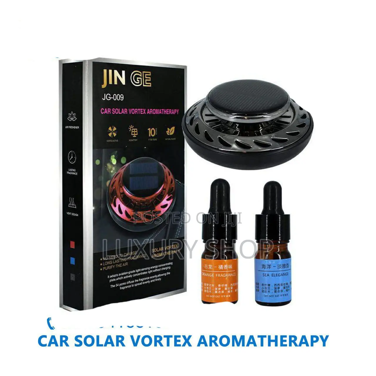 Car Solar Vortex Aromatherapy