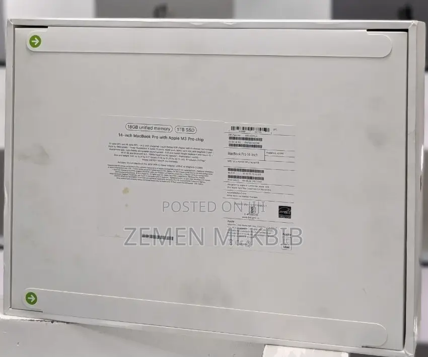 New Laptop Apple MacBook Pro 2023 M2 18GB SSD 512GB