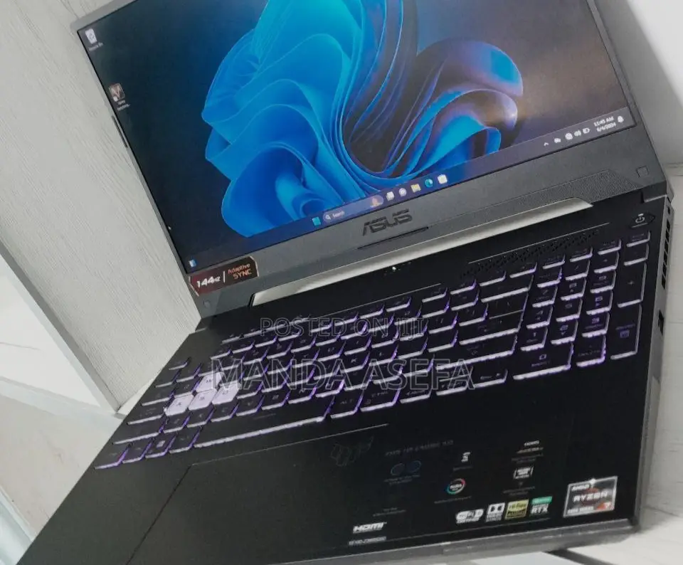 New Laptop Asus TUF Gaming A15 16GB AMD Ryzen 7 SSD 512GB