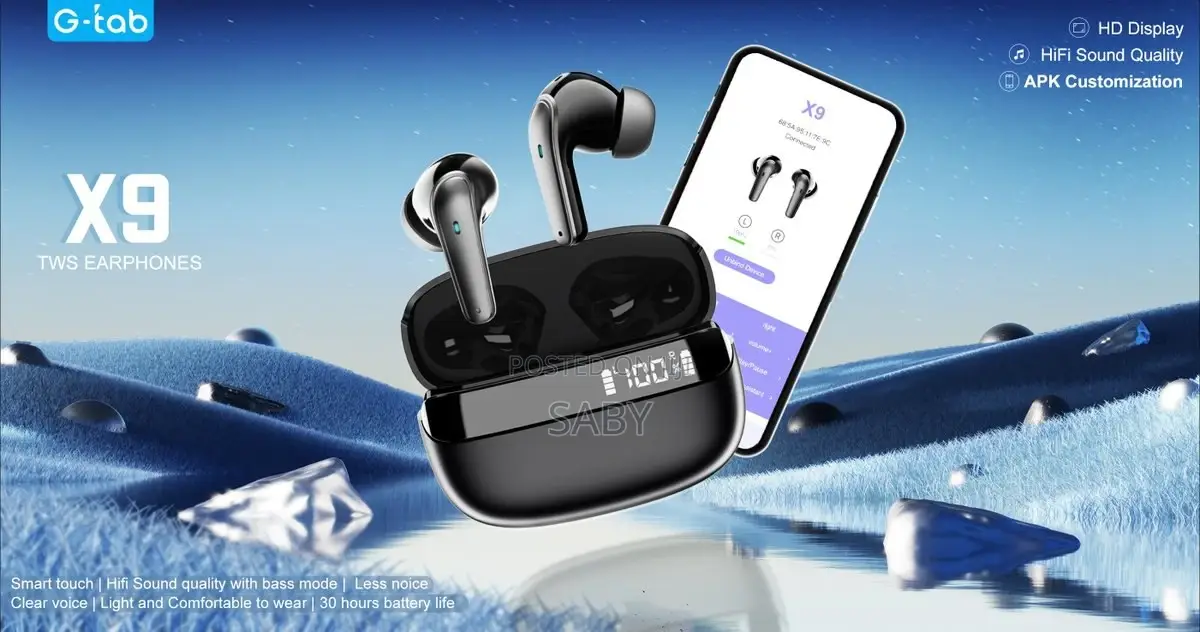 G-Tab X9 Wireless Earphone Is