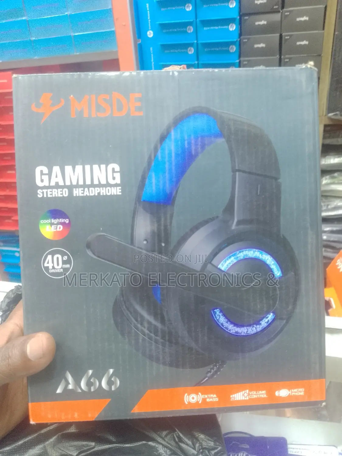 Gaming Headphone | A66 Misde | Stereo | ሄድፎን
