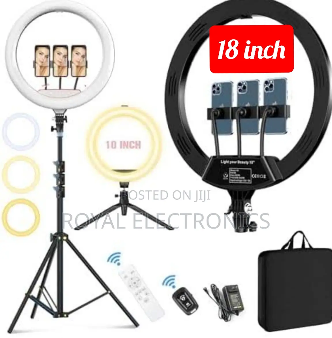 Ringlight 10 Inch እስከ 22 Inch (2999 Birr-8200 Birr)
