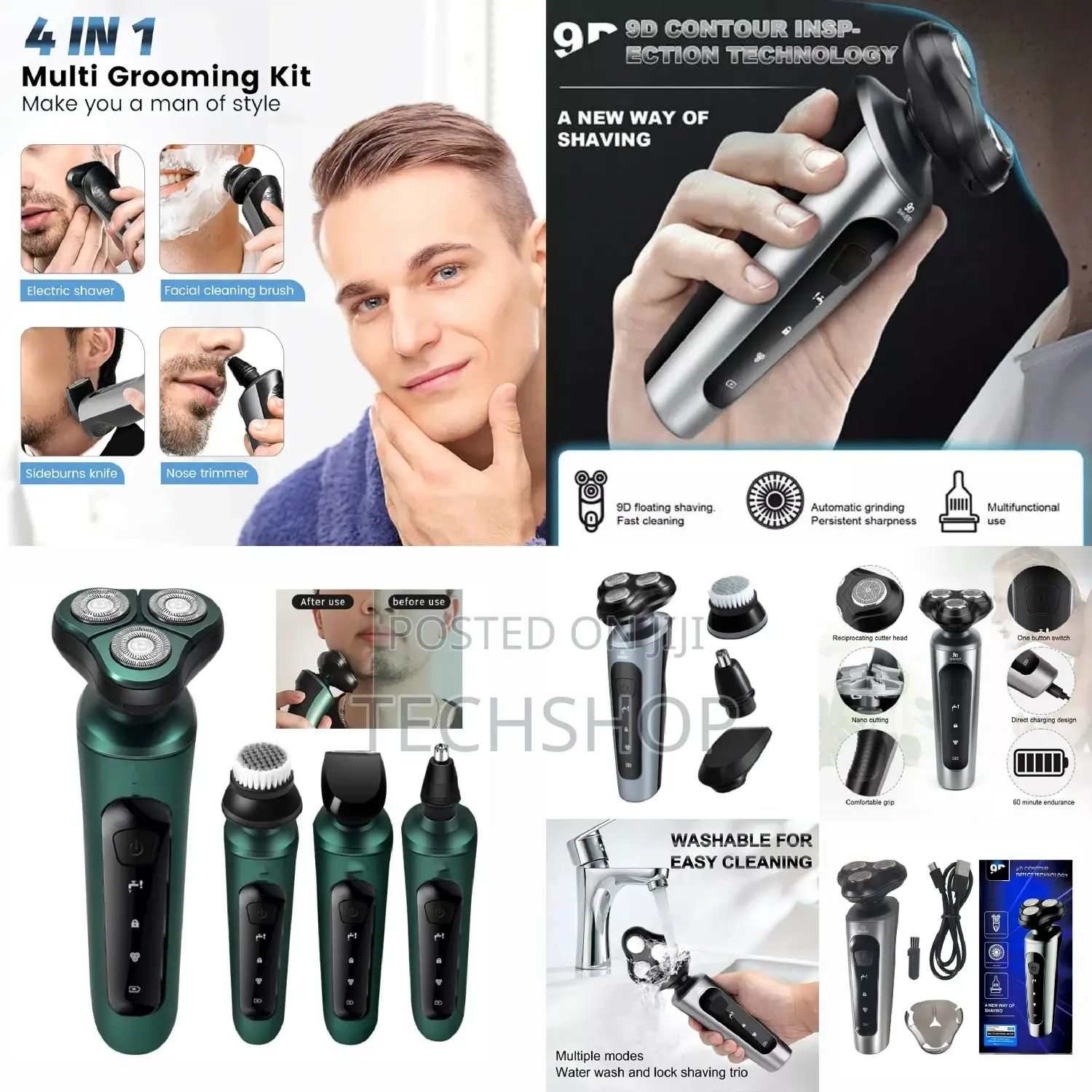 4 in 1 Mens Multi Grooming Kit