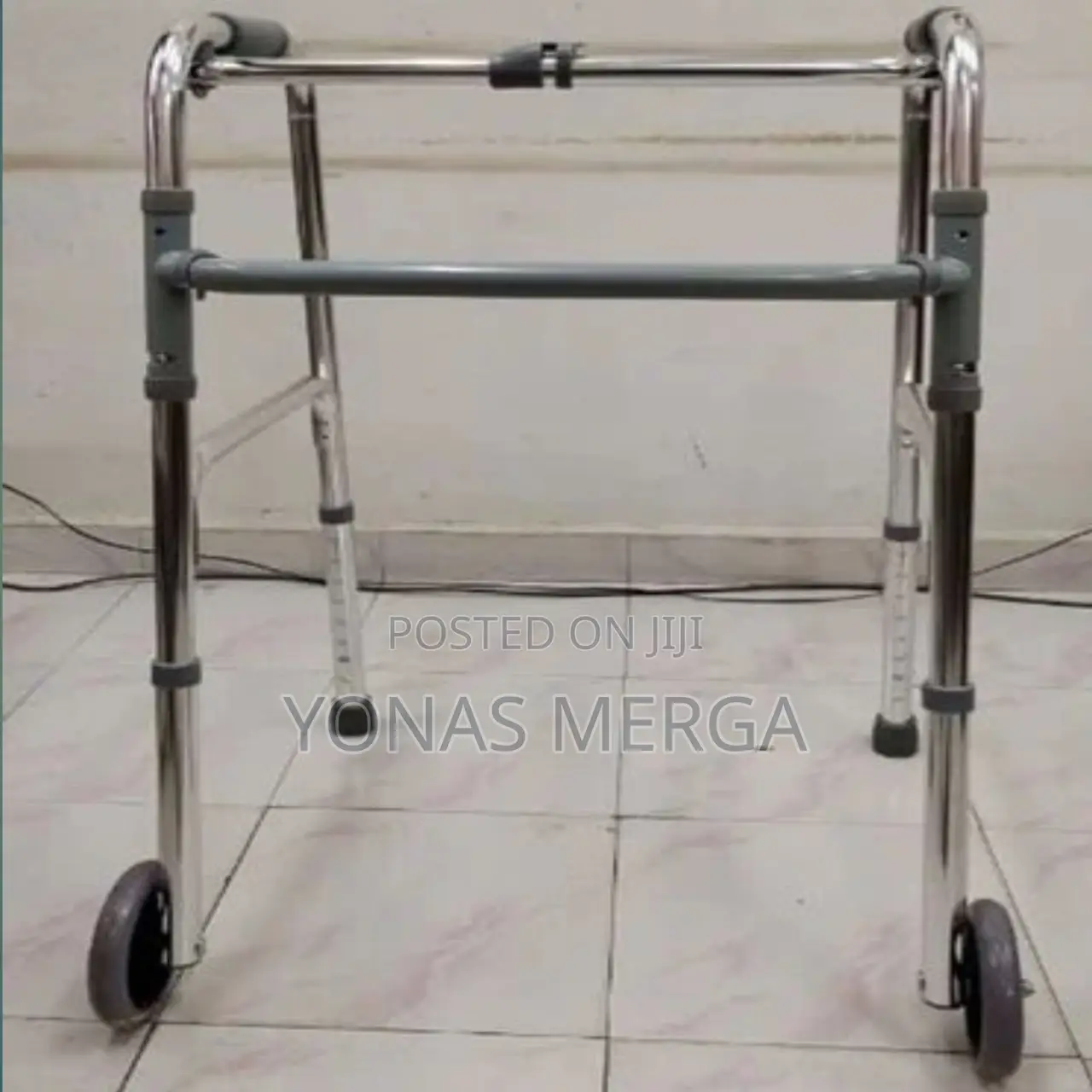 Walker不walker一steel Folding Walker With Wheel, for Hospital
