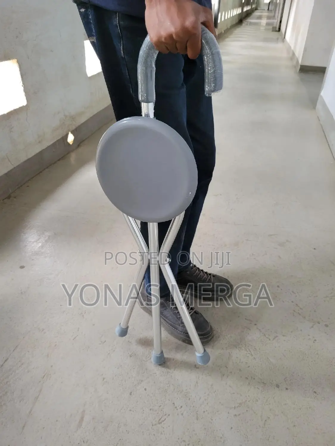 Walking Stick /With Chair/ከዘራ及walking Stick名walking Stick十