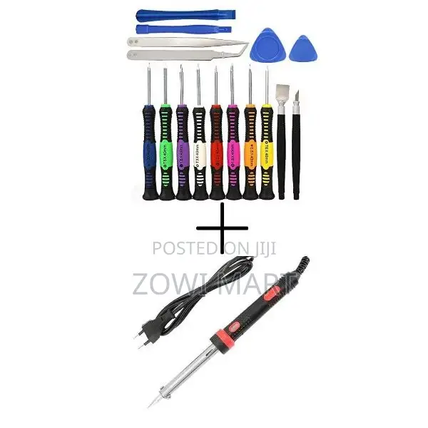 Screwdriver + Soldering Iron