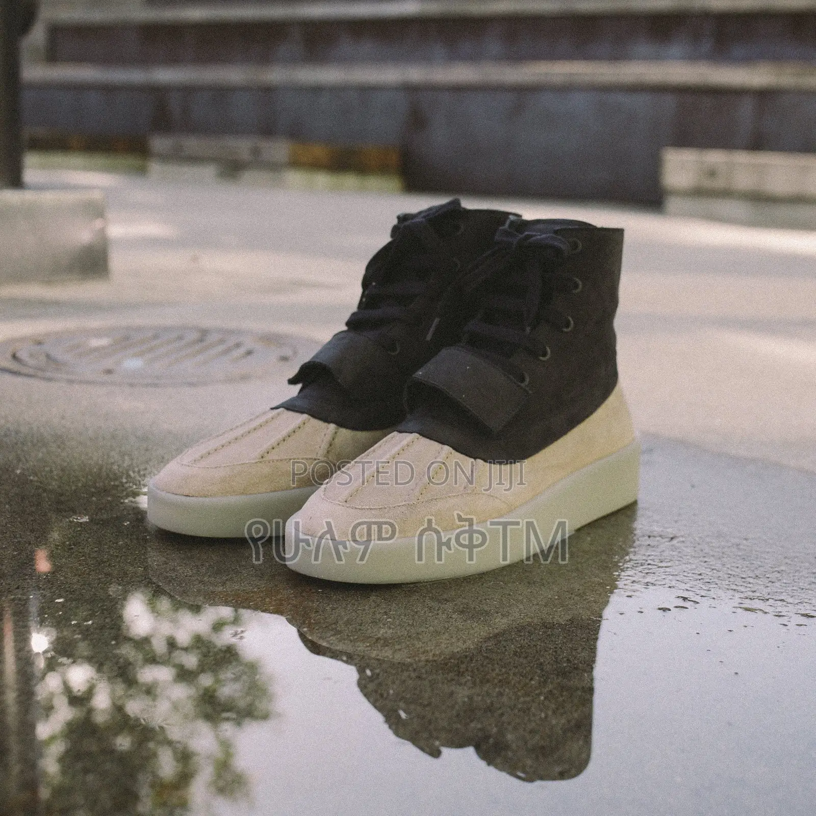 Original Fear of God Two Tone High Boots Shoes